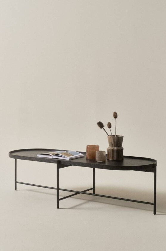 RENO sofabord 60x160 cm Svart eikefinér