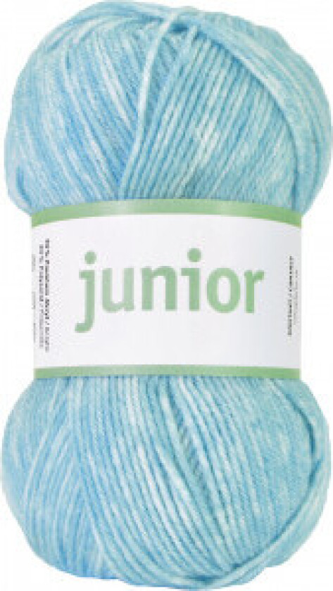 Â Järbo Junior Garn 67037 Turkis Jeans Print