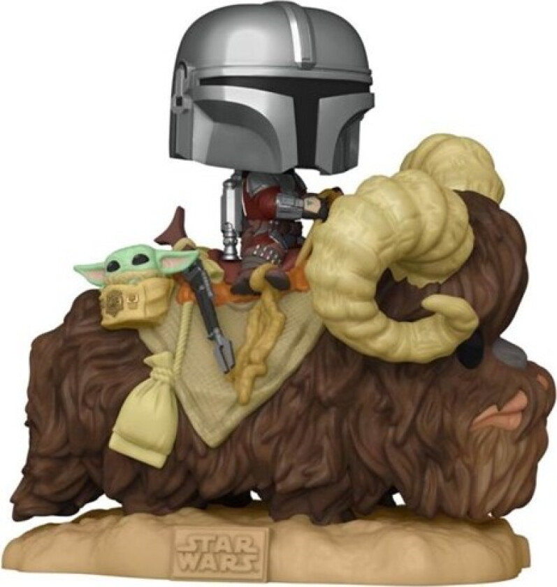 - THE MANDALORIAN & THE CHILD ON BANTHA - STAR WARS: THE MANDALORIAN - Figur