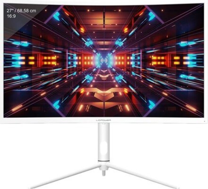 27" LC Power LC-M27-QHD-240-C-K QHD 240Hz USB-C 65W Hub - 1 ms - Skjerm