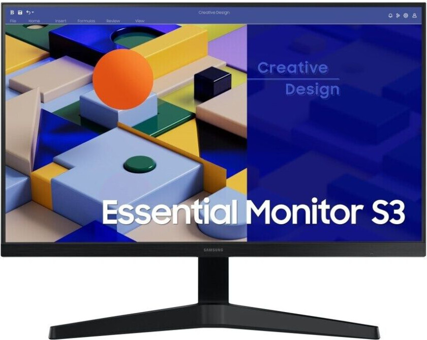 24" Essential Monitor S3 S31C, Black