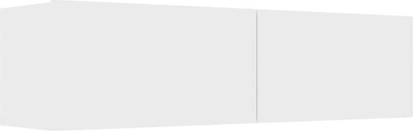 TV-benk hvit 120x30x30 cm sponplate