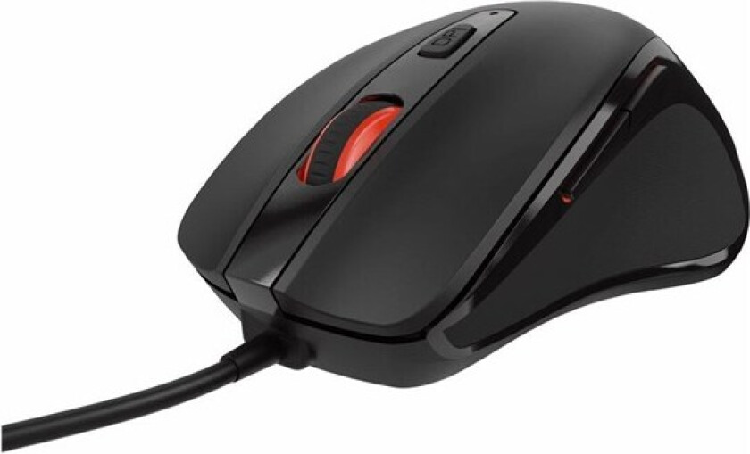 PIGEON 2 - mouse - USB - black - Mus - Optisk - 6 - Svart