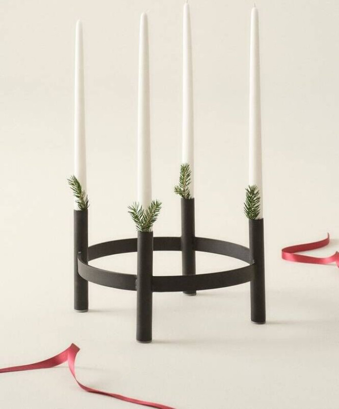 HENRY lysestake Svart