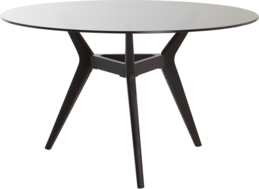 PINZOLO spisebord Ø 130 cm Svart