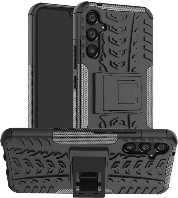 Støtsikker deksel med stativ Samsung Galaxy A55 - Sort