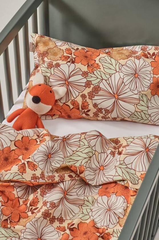 MINI sengesett sprinkelseng Oransje/multi