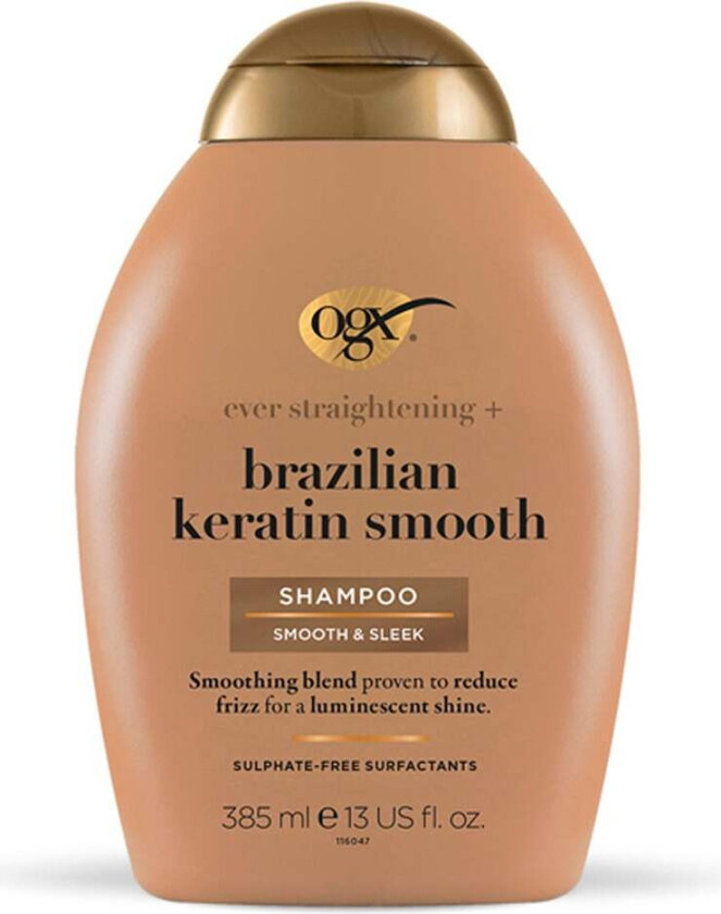 Bilde av Ogx Ever Straightening Brazilian Keratin Smooth Shampoo