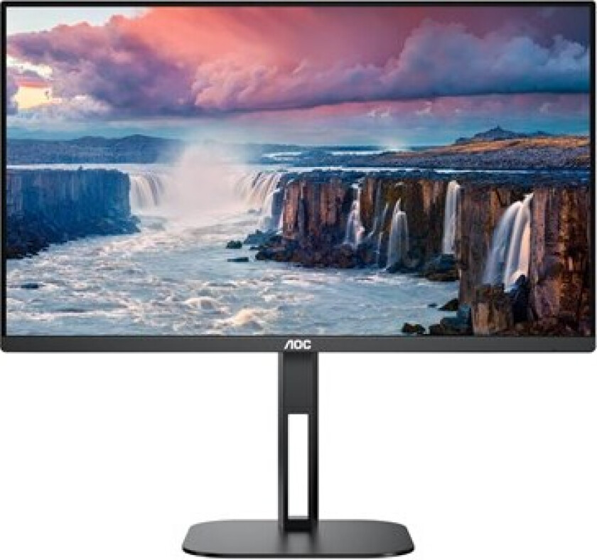 27" AOC 27V5C/BK - LED monitor - Full HD (1080p) - 27" - 4 ms - Skjerm