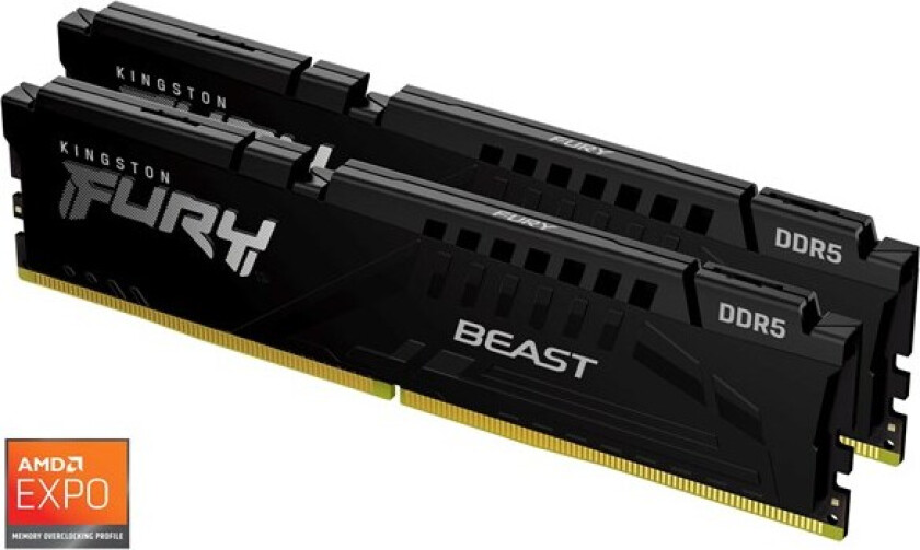 Fury Beast 32gb 5,200mhz Cl36 Ddr5 Sdram Dimm 288-pin