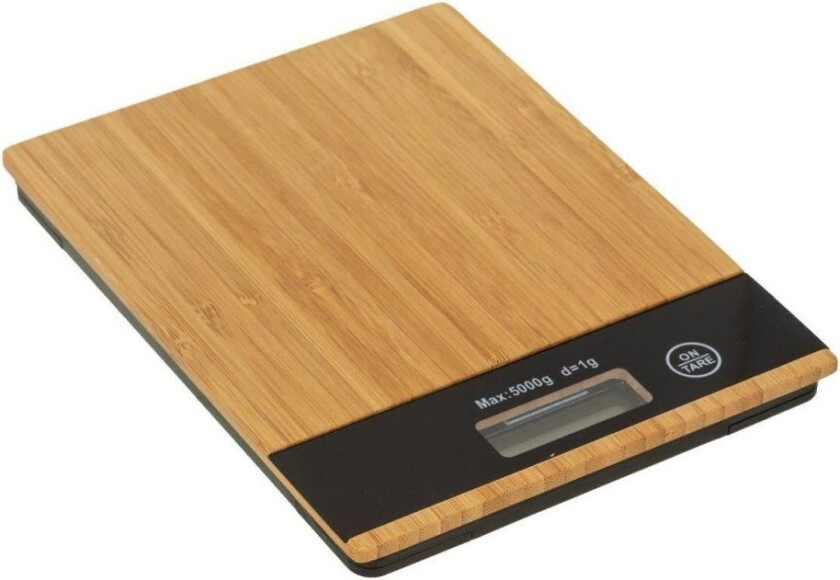 Digital kjøkkenvekt - bambus