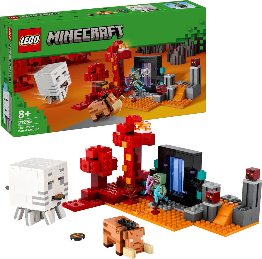 Lego Minecraft - Bakholdsangrep Ved Underverdenportalen 21255