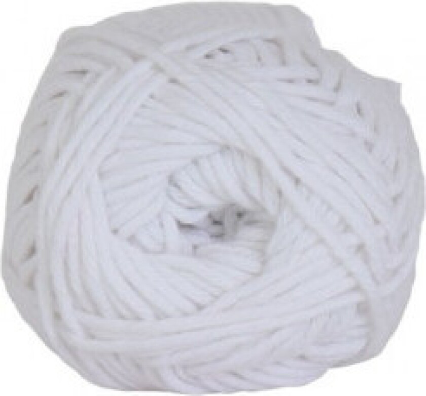 Cotton 8/8 Garn 1000 Hvit