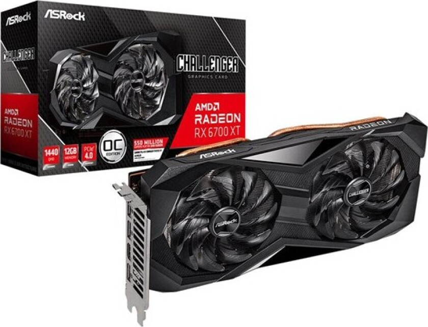 Radeon RX 6700 XT Challenger D OC - 12GB GDDR6 RAM - Grafikkort