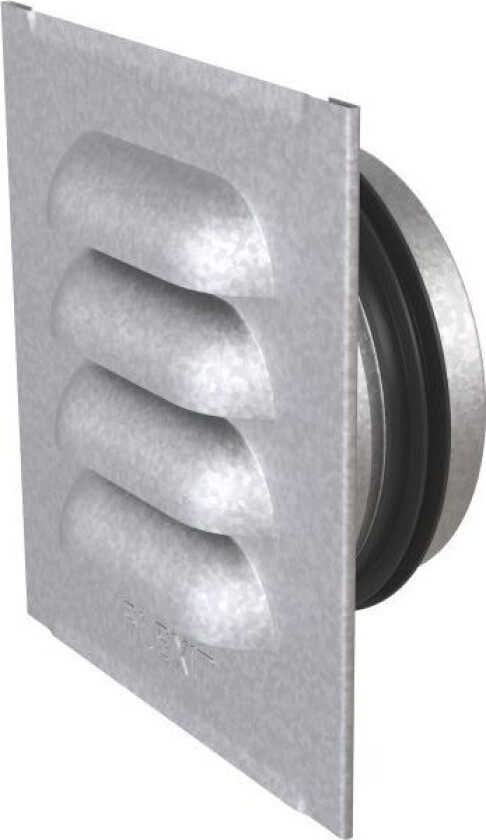 02331 Ventilrist med nippel 102 x 102 mm
