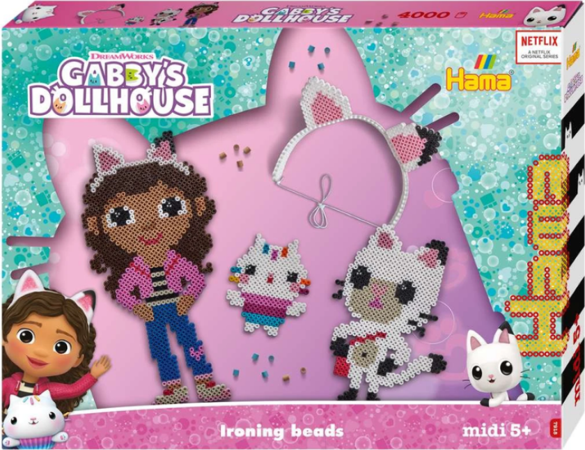 Midi Gaveeske 4000 Perler - Gabby'S Dollhouse