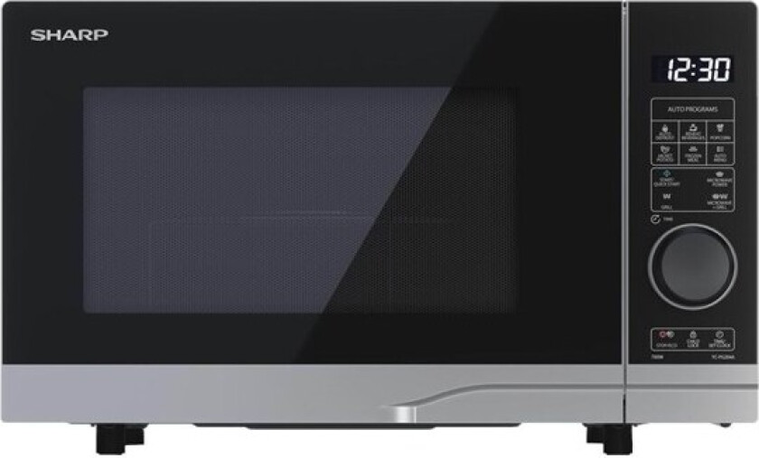 Premium series YC-PG204AE-S - microwave oven with grill - freestanding - silver