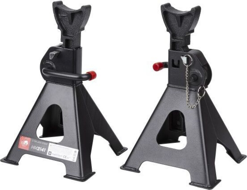 509676 Støttebukk 3 tonn, 2-pakk