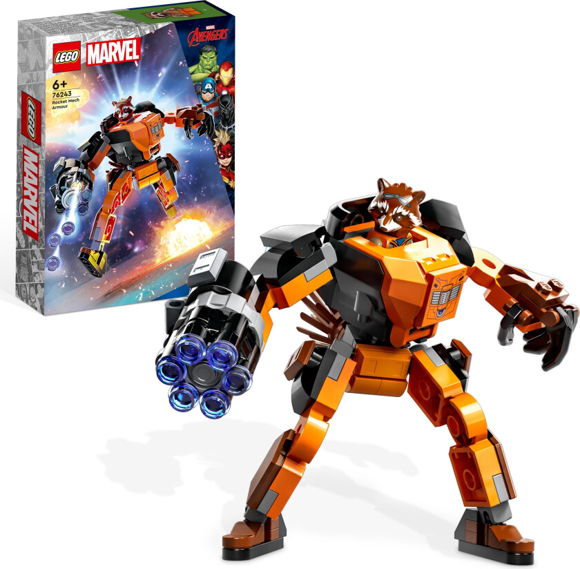 Lego Marvel - Rockets Robotdrakt 76243