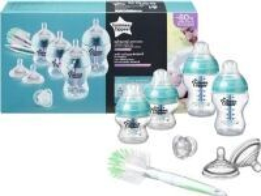 Bilde av Tåteflaske Startsett for Nyfødte - Anti-kolikk/varmeindikator