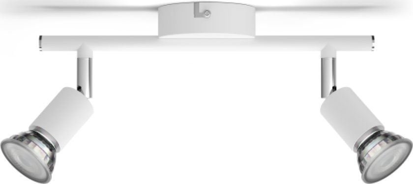 Limbali Taklampe 2xGU10, hvit