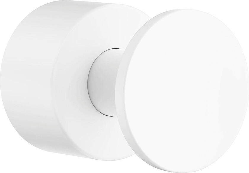 House håndkleknagg, matt hvit