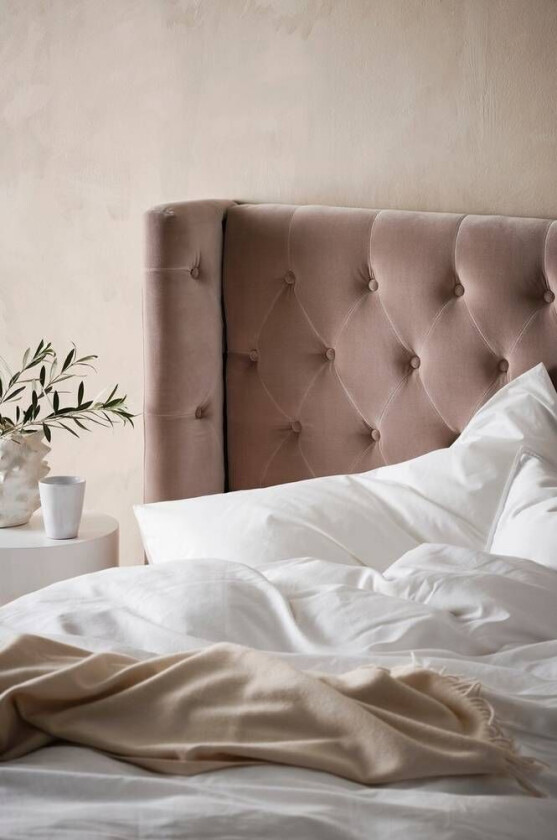 sengegavl 120 cm Beige