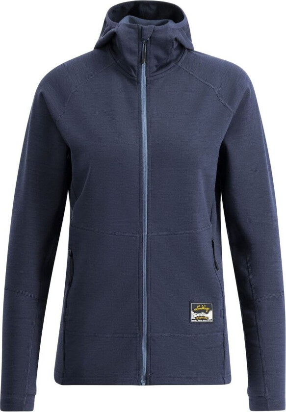 Tived Merino Hoodie W Deep Blue S, Deep Blue
