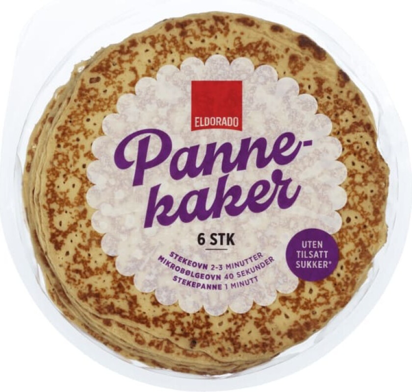 Pannekaker Stekte 6stk