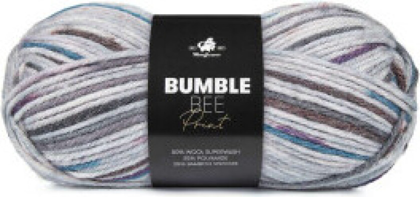 Bumblebee Print Garn 3001 Brownie