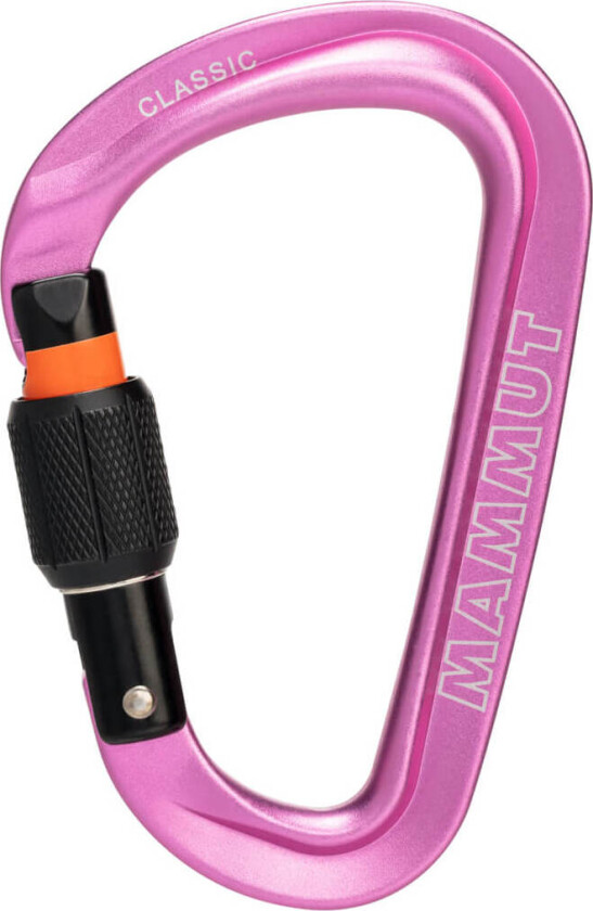 Bilde av Classic Hms Screwgate Carabiner Screw Gate Pink ONESIZE