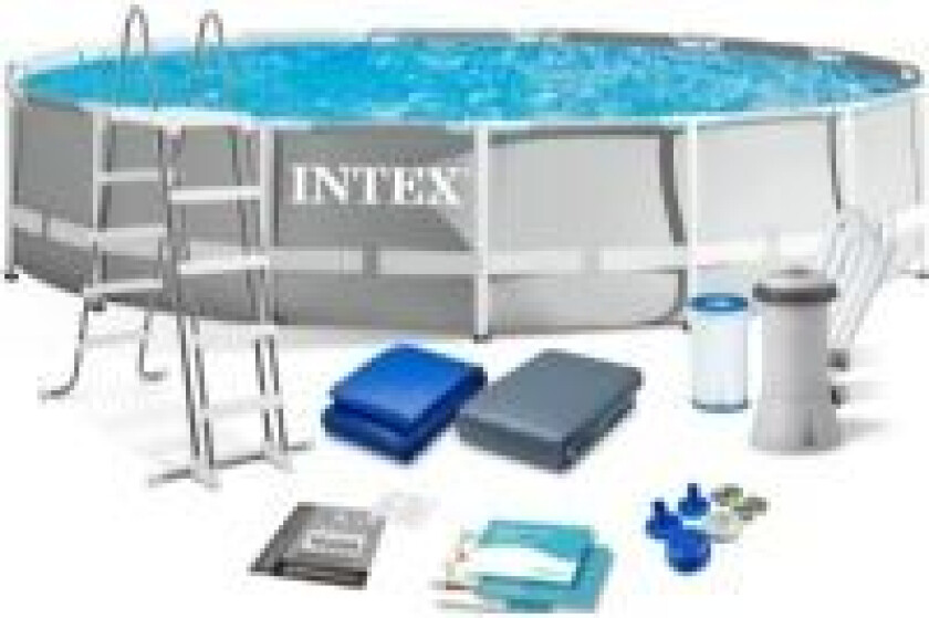 Hagebasseng Prism, 457 x 107 cm, 14 614 L, Intex
