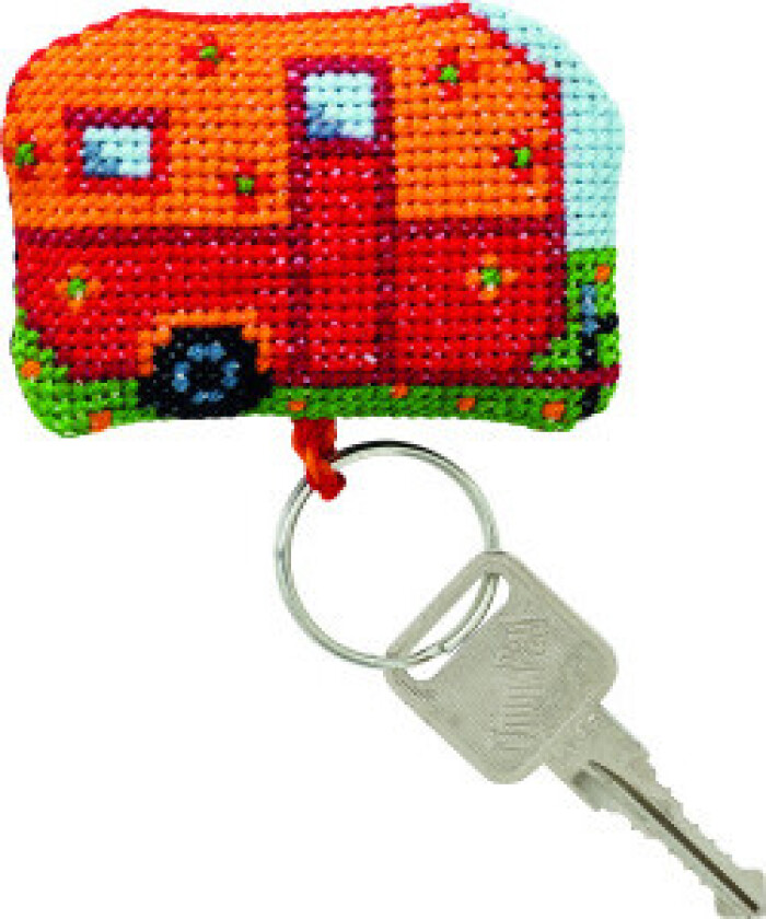 Broderikit Caravan 7x5cm