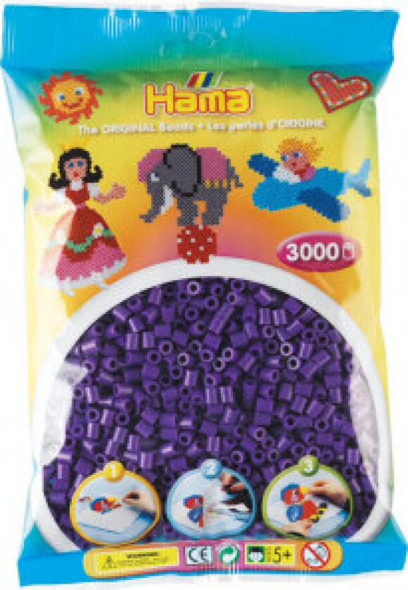 Midi Beads 3000 pcs Purple