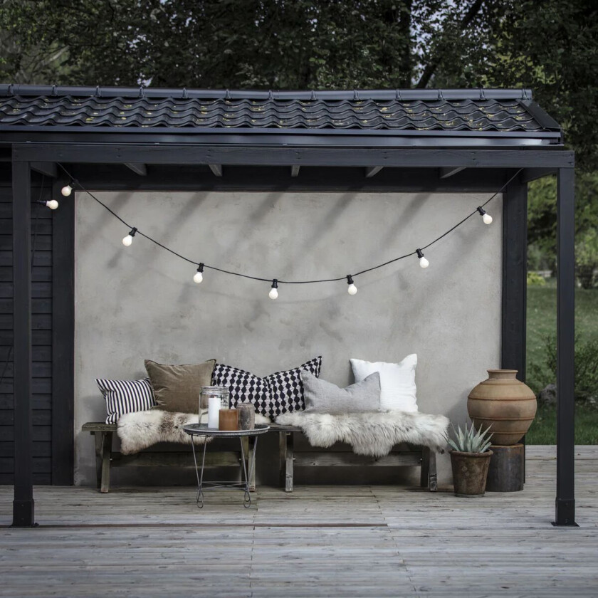 Lysslynge 10xE27 - inkl. klar lyspære