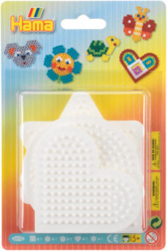 Â Hama Midi Blisterpakning 4570 Firkant, Runding, Stjerne, Sekskant & H
