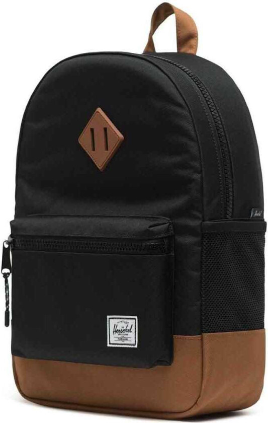 Heritage Ryggsekk Youth Svart Sadle Brown 16L