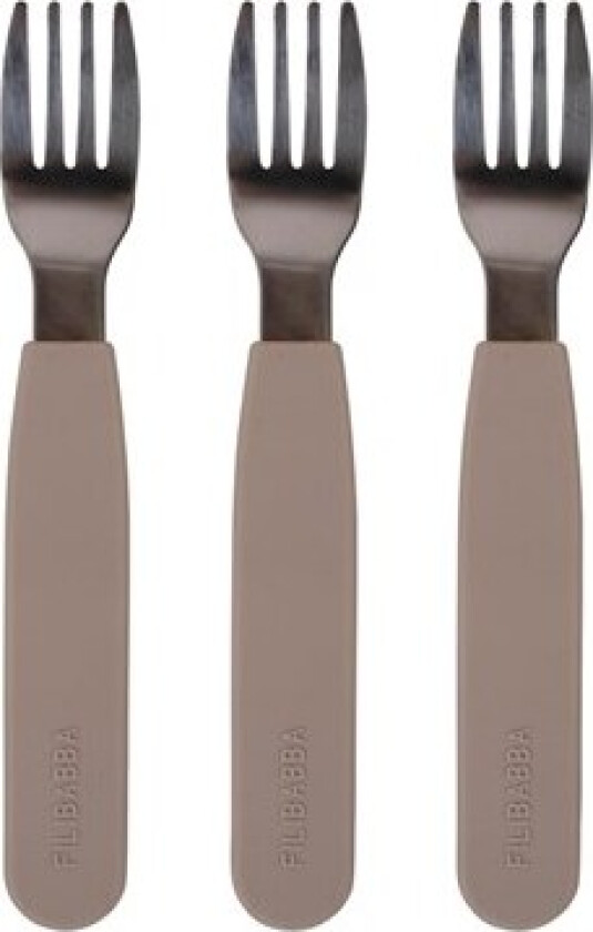 Bilde av Silikone gafler 3-pak - Warm Grey