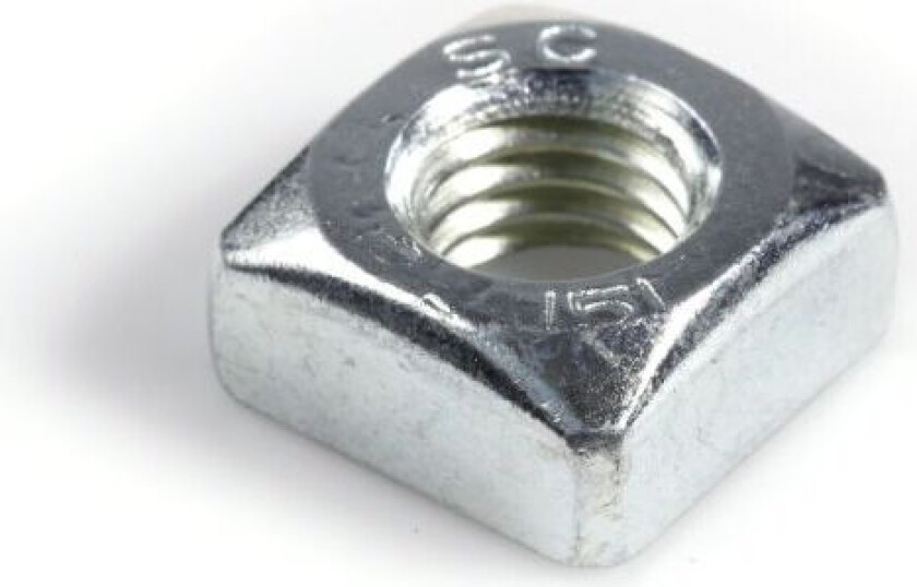 Arvid Nilsson 11708000 Firkantmutter M8 DIN 557, M4M-5 FZB, 100-pakning