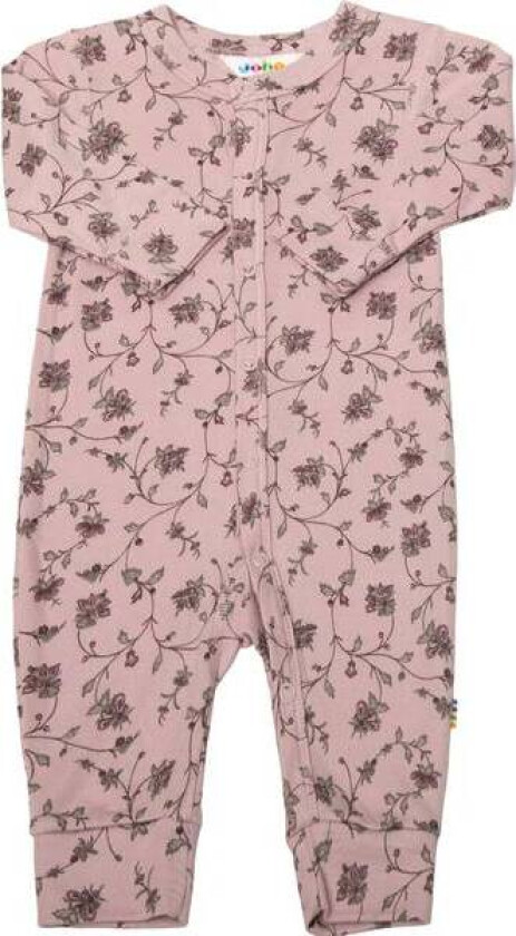 Flowers Heldress/pysjamas I Bambus, Pink