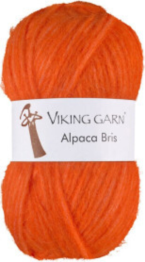 Viking Garn Alpaca Bris 371 Oransje