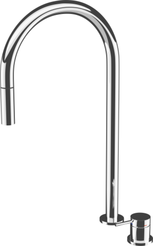 Lavabo Primy Harmonisert K2P kjøkkenkran med uttrekk, Classic