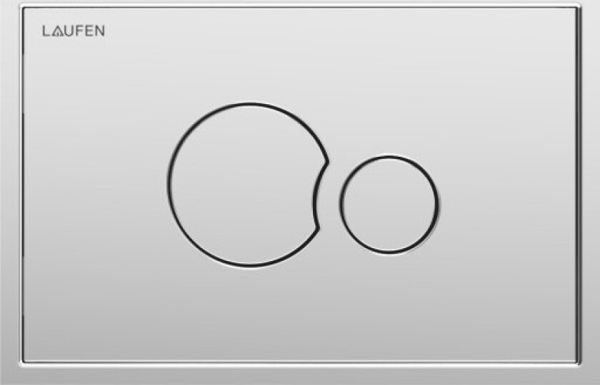 Lis AW106 betjeningsplate, krom