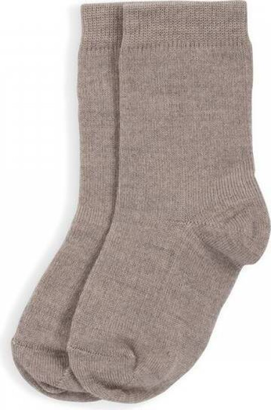 Lillelam - 2-pk Ullsokker Beige