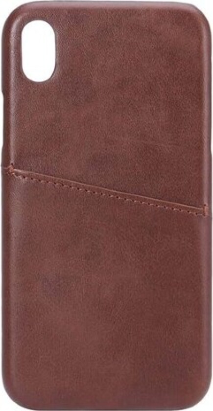Mobilecover Brown iPhone XR Creditcard Pocket