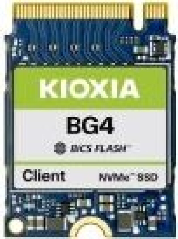 KIOXIA BG4 Series KBG40ZNS128G - SSD - 128 GB - intern - M.2 2230 - PCIe 3.0 x4 (NVMe)