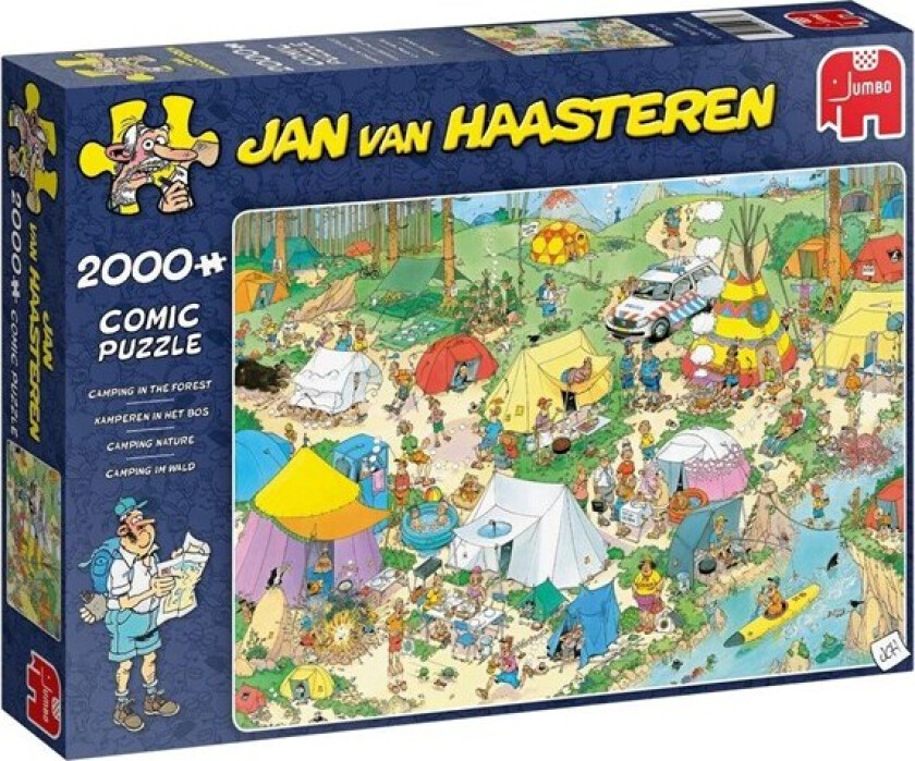 Puzzle Jan van Haasteren - Camping in the Forest