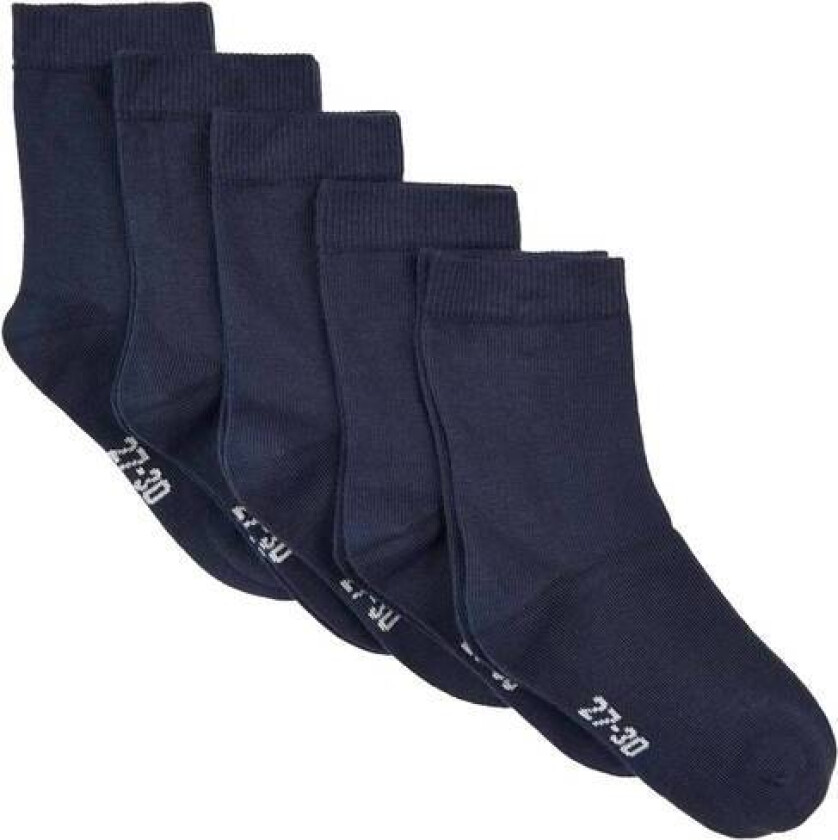 5-Pack Sokker Til Barn, Dark Navy
