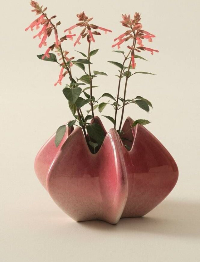 PEACH vase Rødrosa