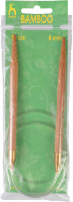 Rundpinner Bambus 80cm 8,00mm / 31.5in US 11